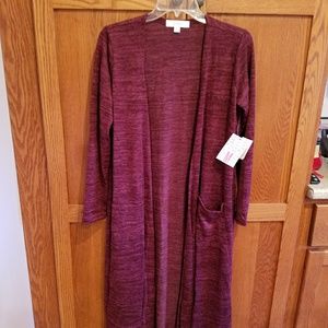 Lularoe Medium Burgandy Sarah